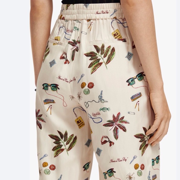 💖 Scotch & Soda NWT Gia Print Pants - Picture 3 of 14